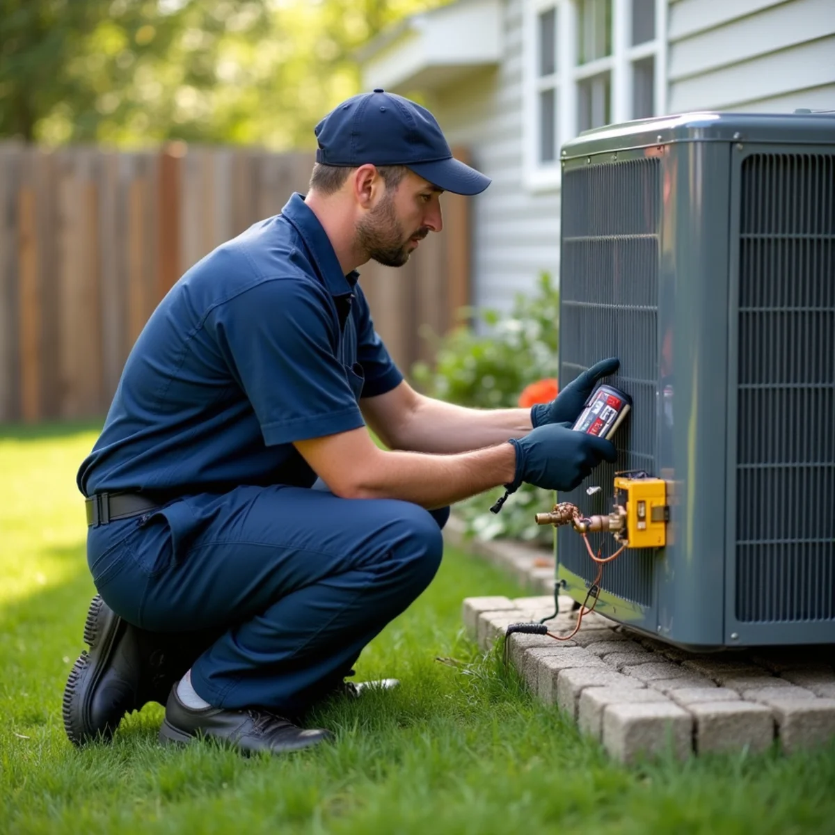 Electronic refrigerant leak detection on an air conditioner in Carlisle, PA