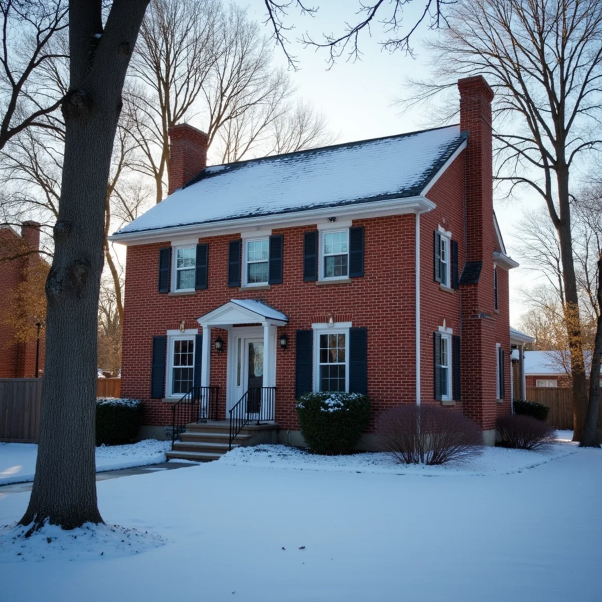 North-facing rooms staying cold in the brick houses along the Army War College Edge in Carlisle, PA