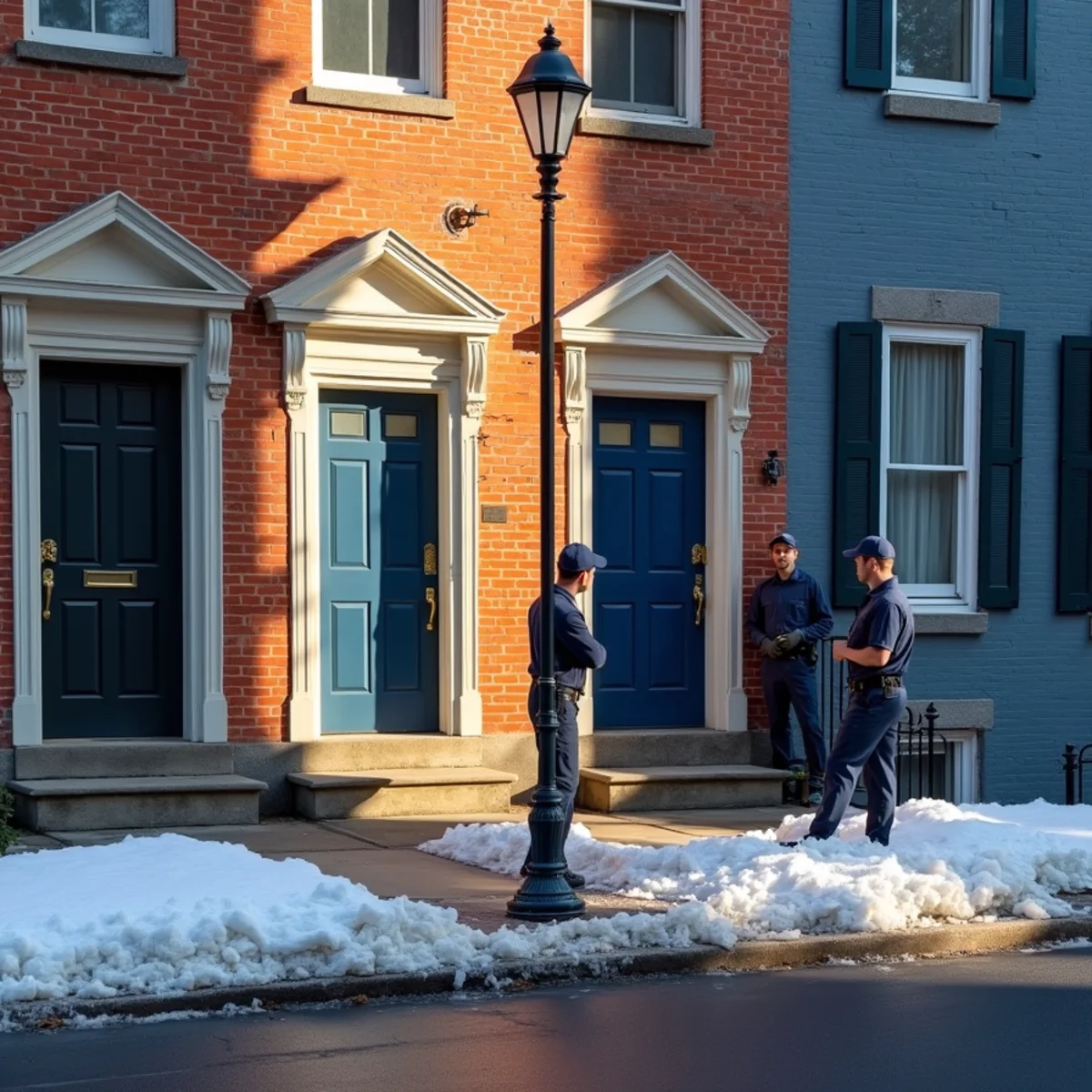 Solar gain differing by facade orientation in the Carlisle Historic District, PA