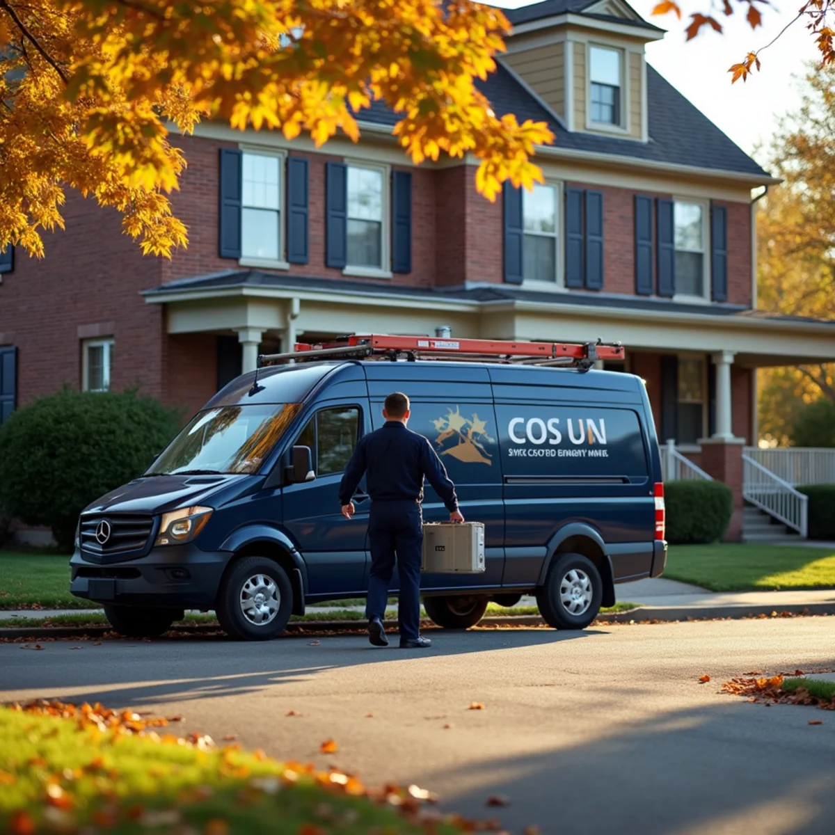 HVAC Carlisle PA service van outside 122 Beech St in Carlisle, Pennsylvania
