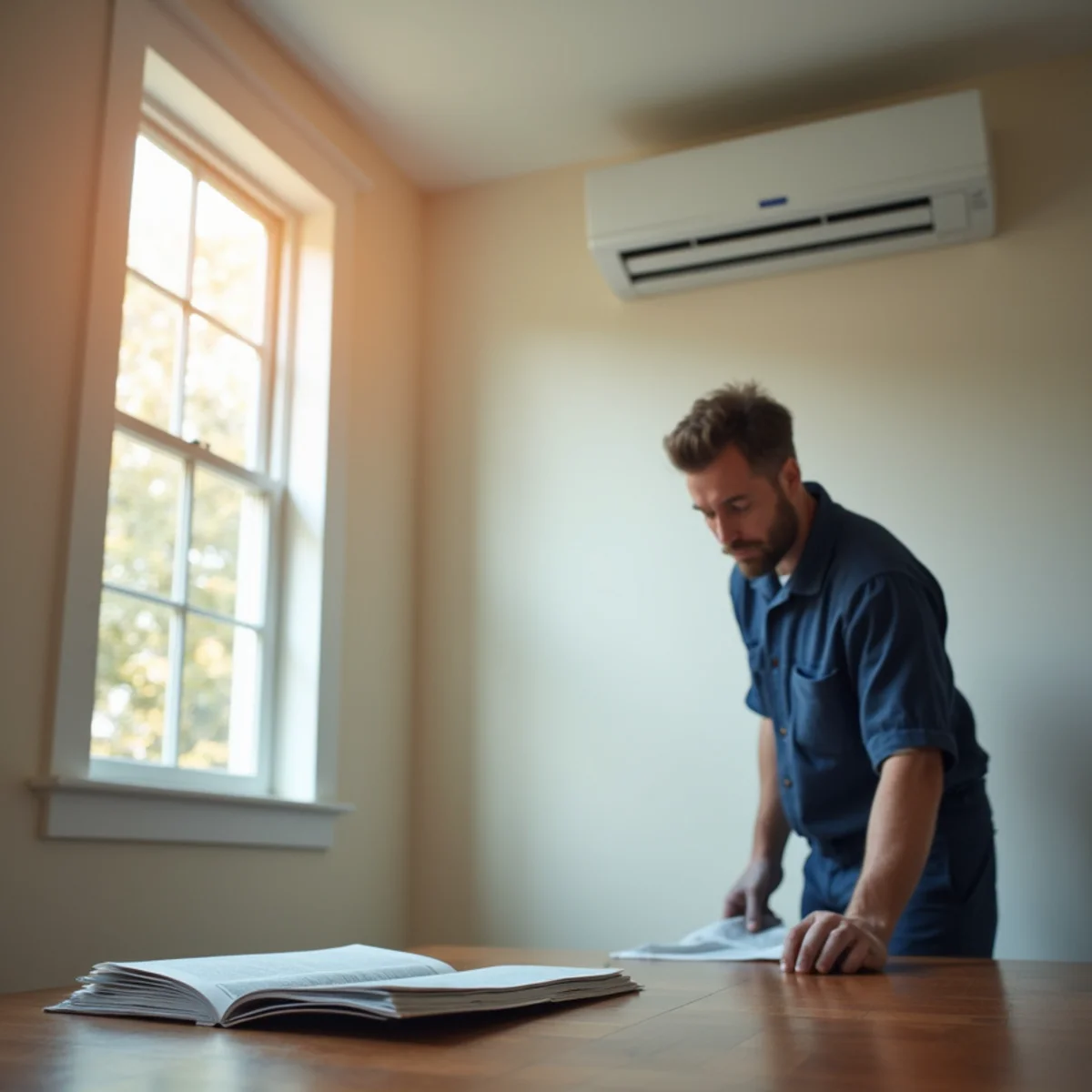 Completed ductless mini split work handed over to a homeowner in Carlisle, PA