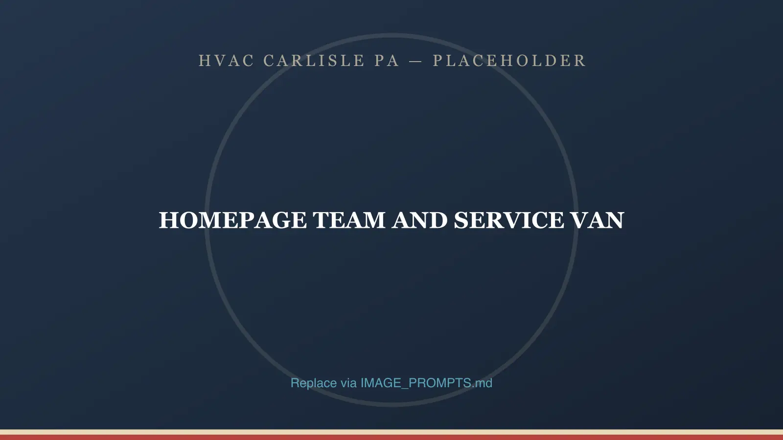 HVAC Carlisle PA technicians and service van outside the Beech Street shop in Carlisle, PA