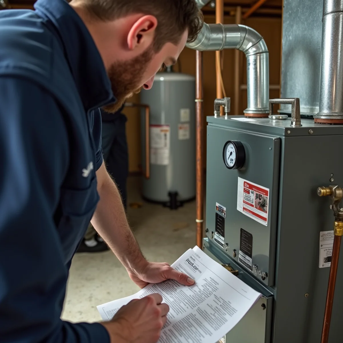 Completed oil to gas conversion work handed over to a homeowner in Carlisle, PA