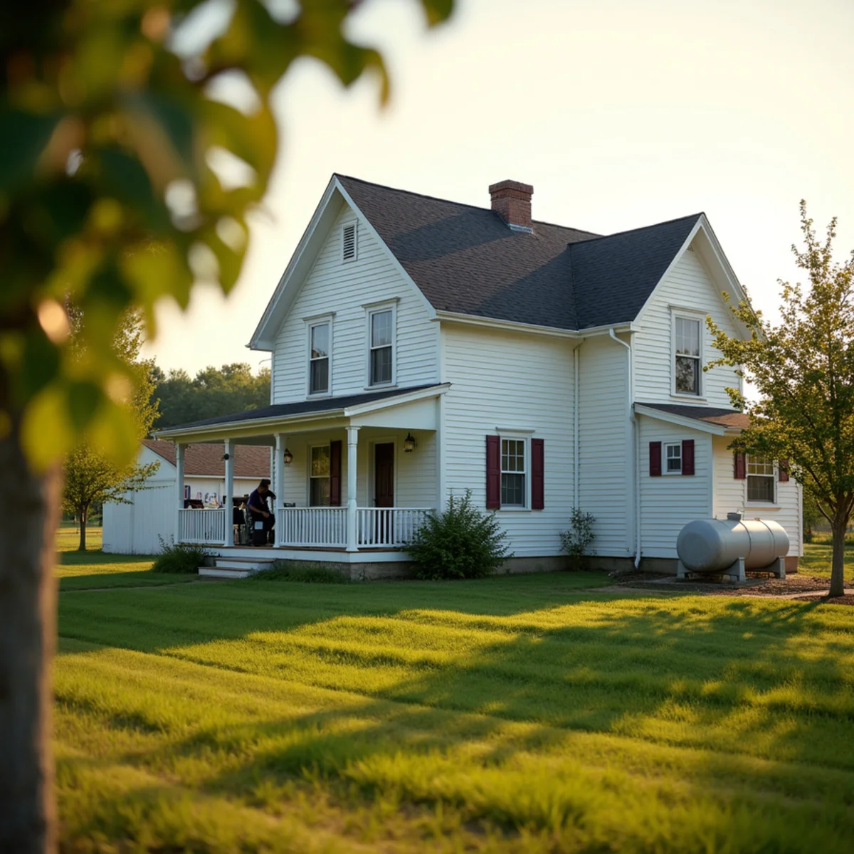 Orchard farmhouses on delivered fuel around Biglerville, PA