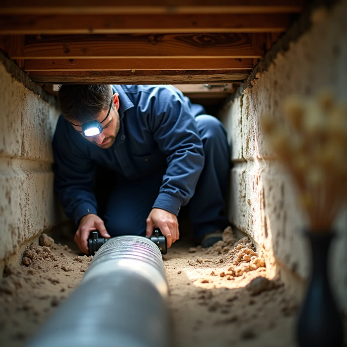 HVAC Carlisle PA technician working on an HVAC system in Biglerville, PA