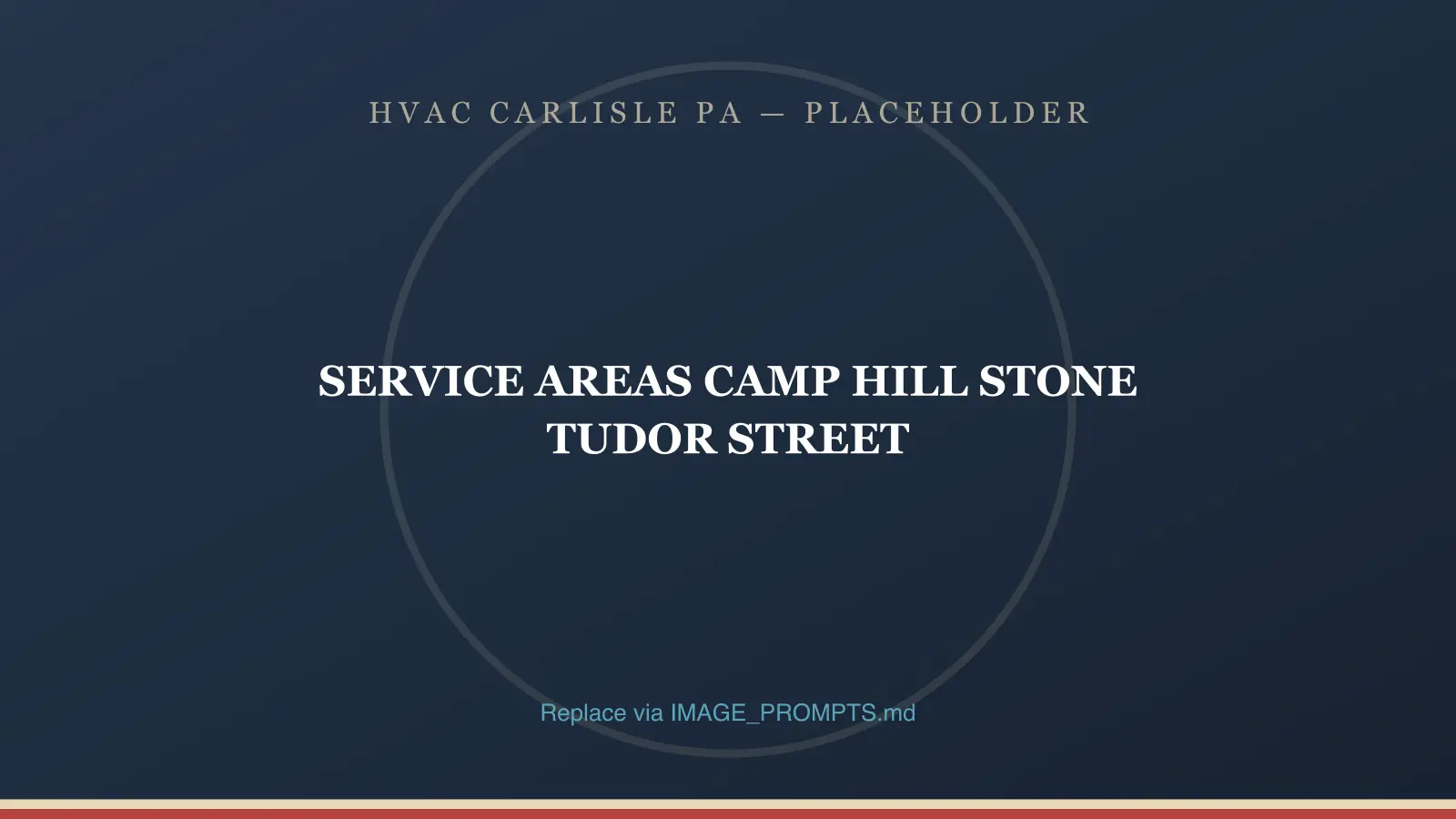 Stone and Tudor-style homes with hydronic heat on a Camp Hill, PA street