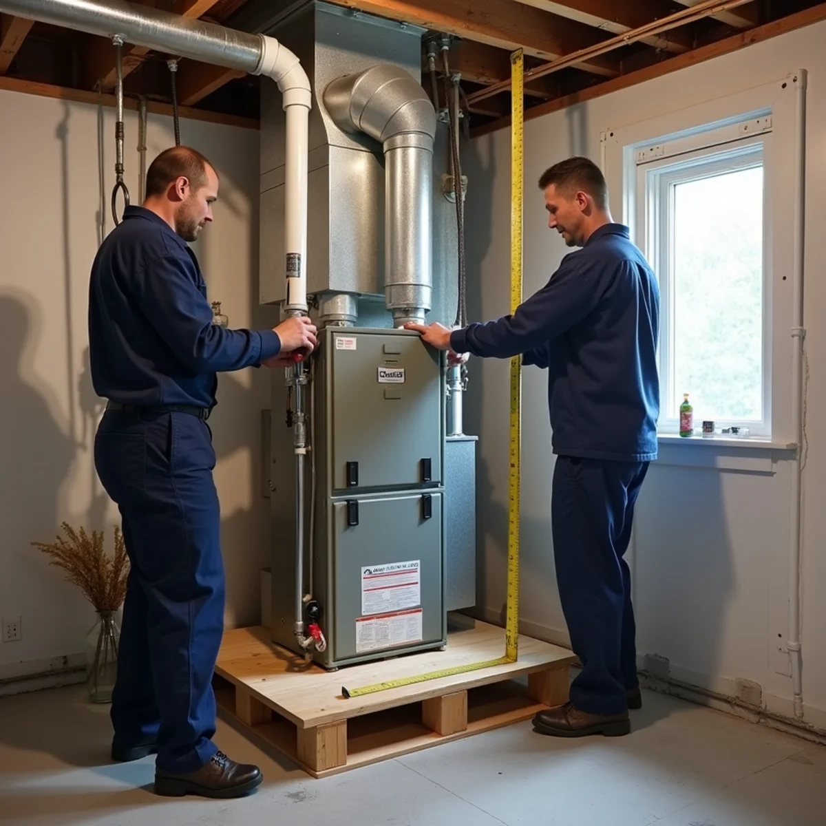 HVAC Carlisle PA technician working on an HVAC system in East Pennsboro Township, PA