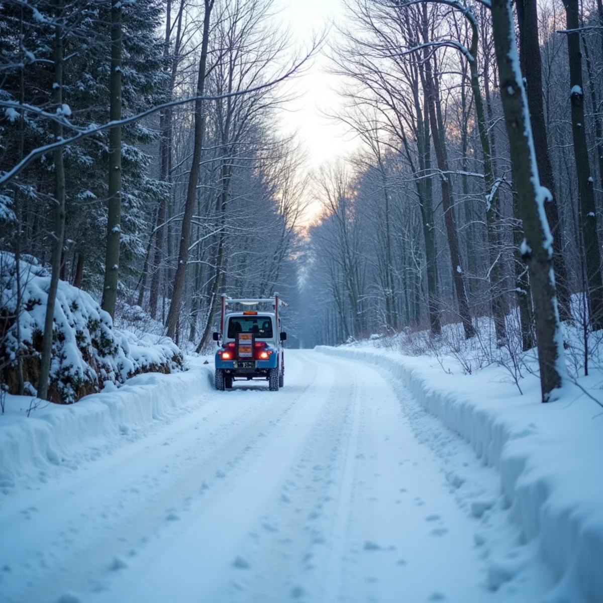 Deeper snow and colder design temperatures on the South Mountain slopes near Gardners, PA