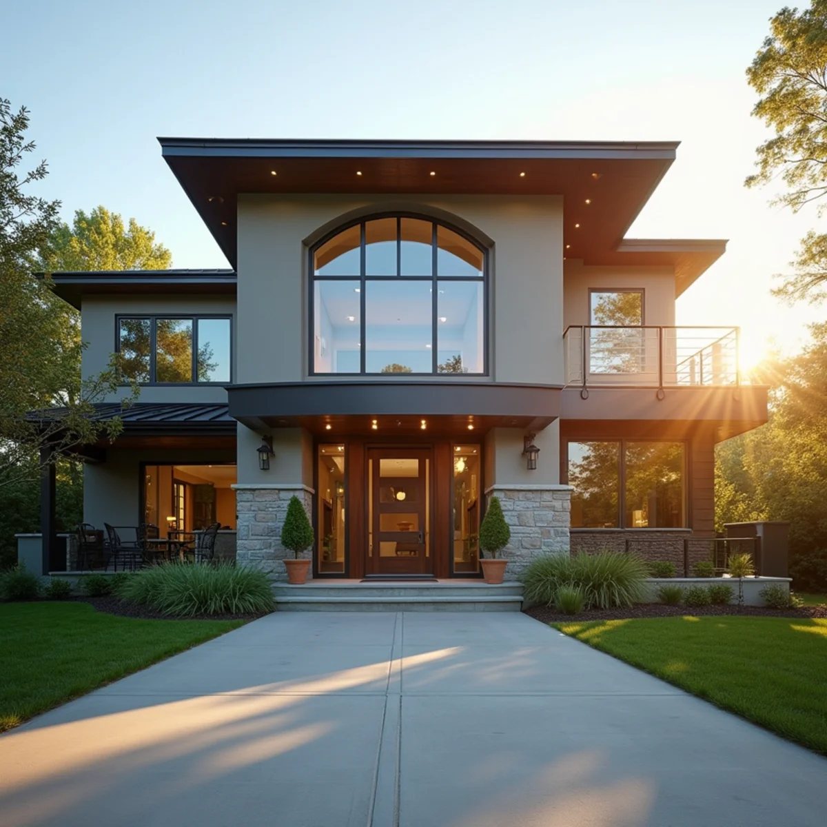 Tall two-storey entries driving stack effect in Hampden Township, PA homes
