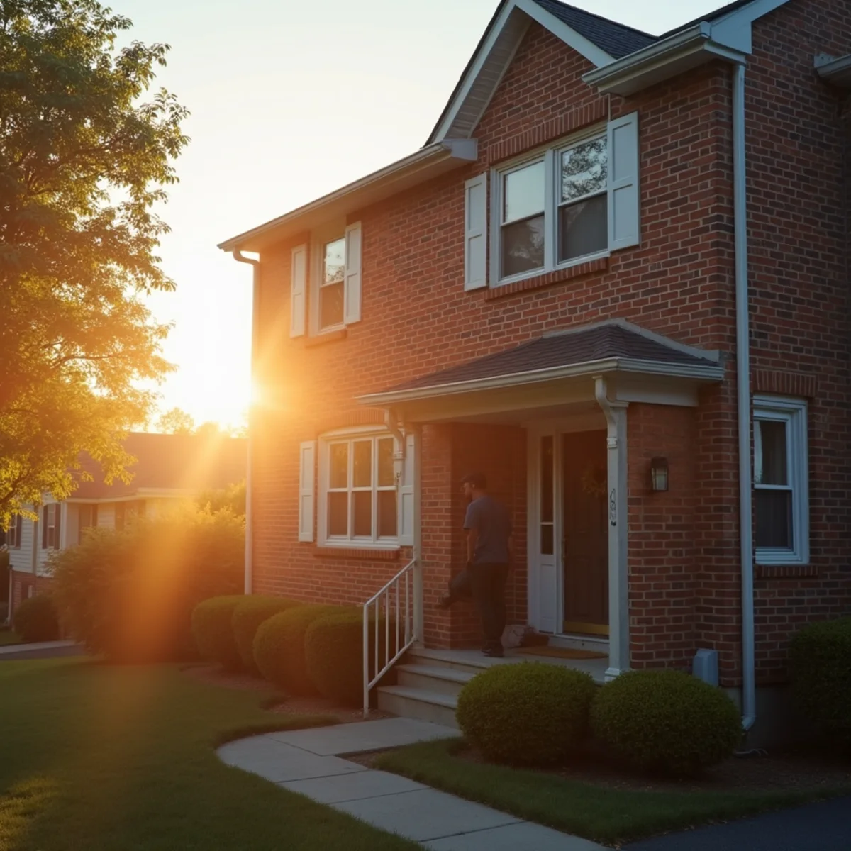 Summer heat building in the upper floors of dense Lemoyne, PA housing