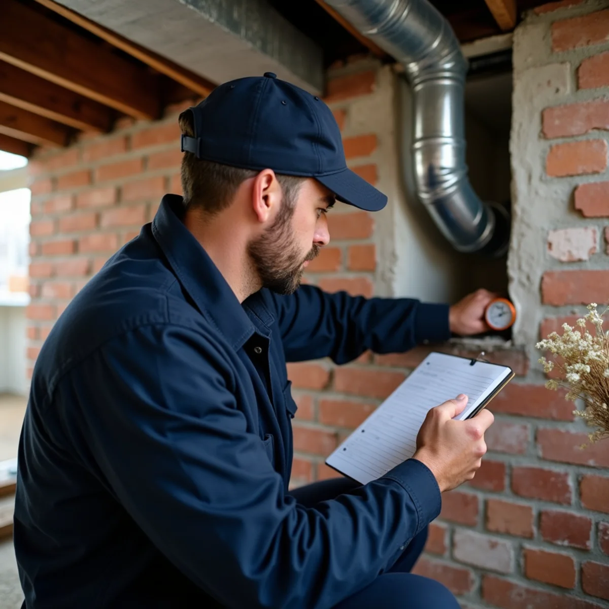 HVAC Carlisle PA technician working on an HVAC system in Lemoyne, PA