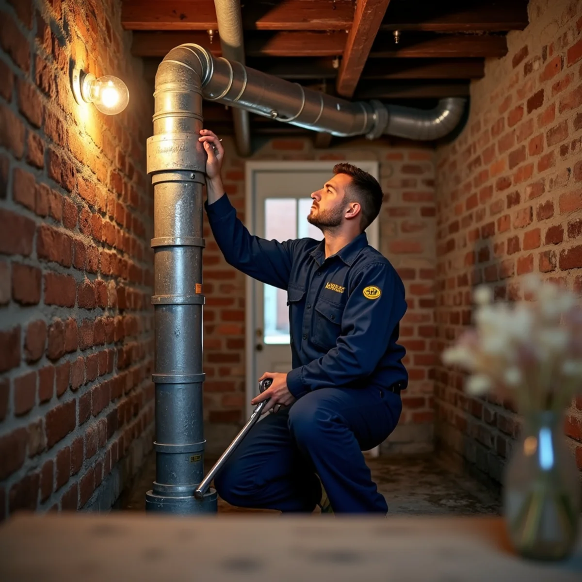 HVAC Carlisle PA technician working on an HVAC system in Mechanicsburg, PA