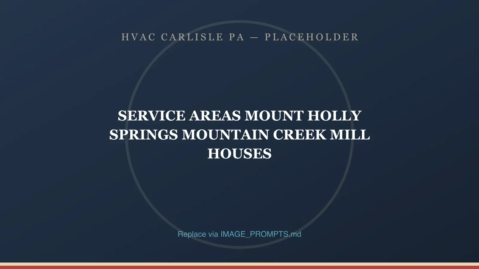 Mill-town houses along Mountain Creek in the South Mountain gap at Mount Holly Springs, PA