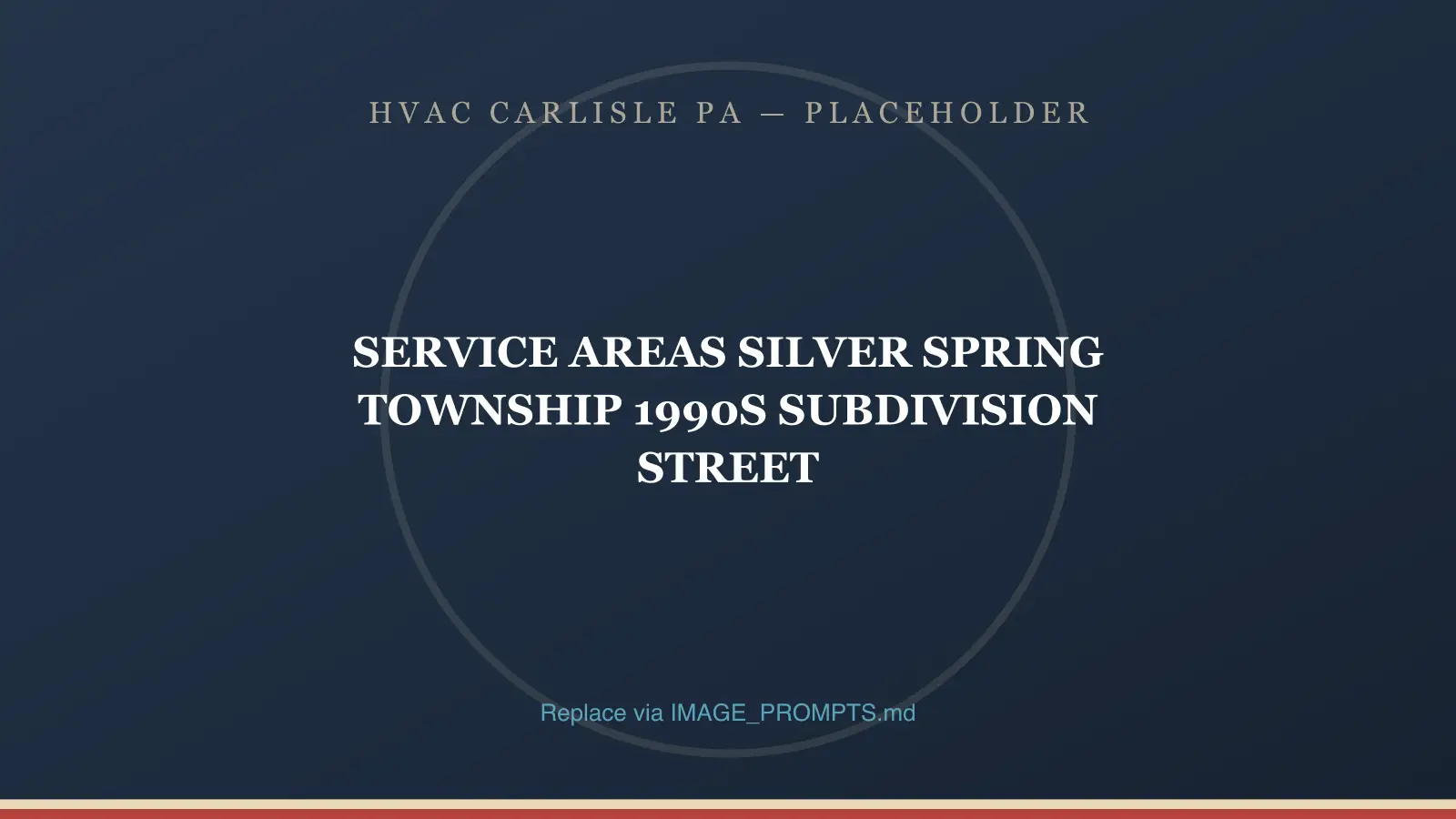 Late-1990s subdivision homes with aging heat pumps in Silver Spring Township, PA