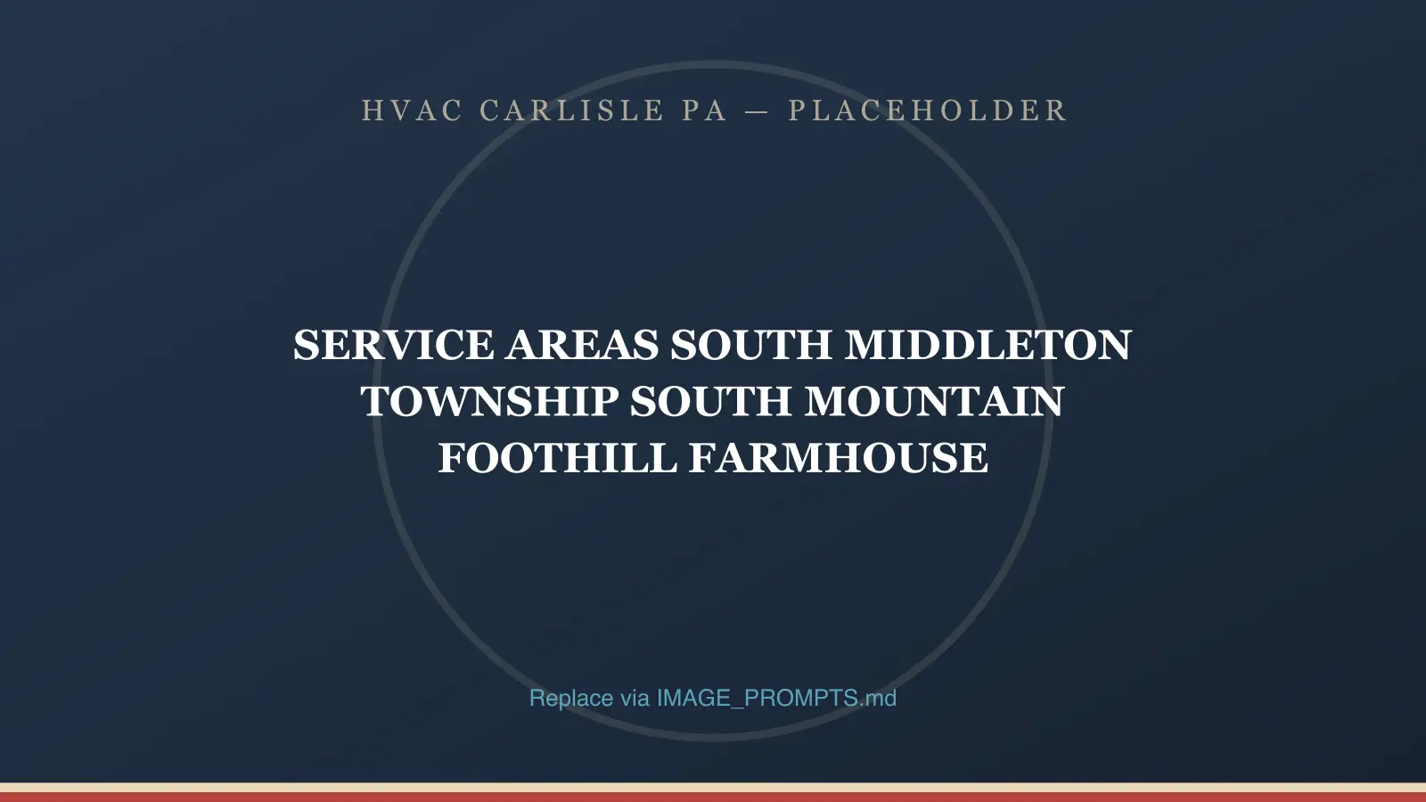 Farmhouse on a propane tank in the South Mountain foothills of South Middleton Township, PA