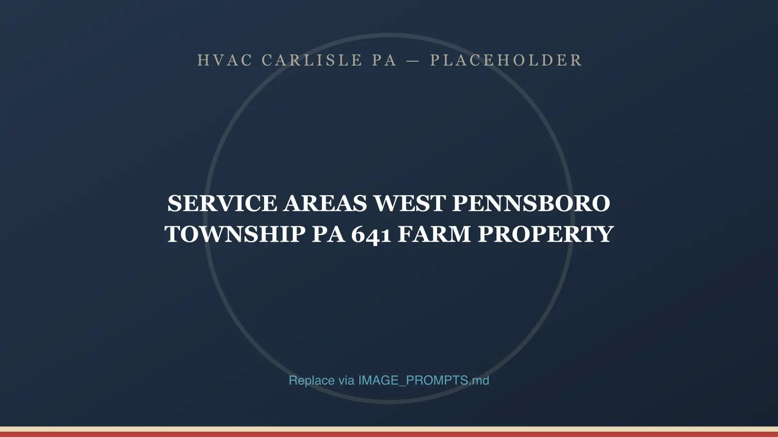 Farm property with an outdoor heat pump along PA-641 in West Pennsboro Township, PA